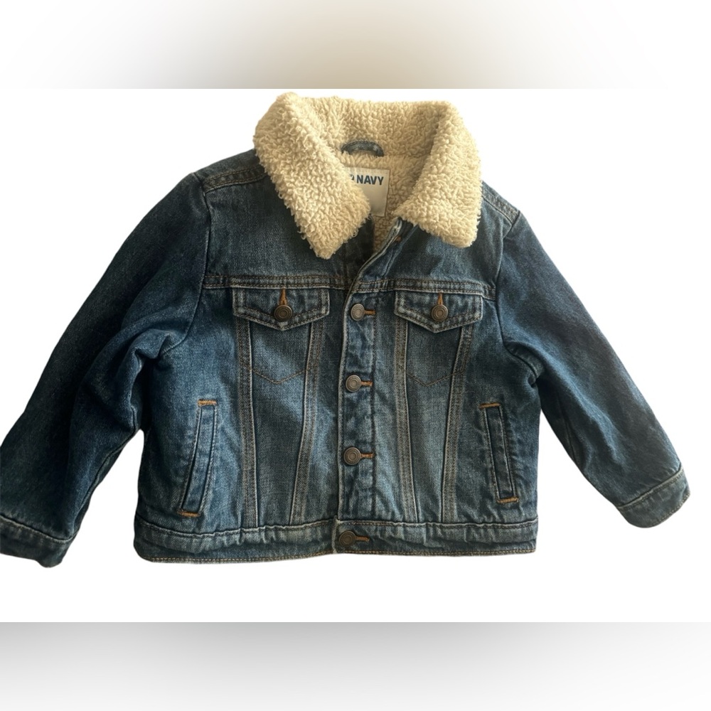 Toddler 3t jean jacket with Sherpa inside